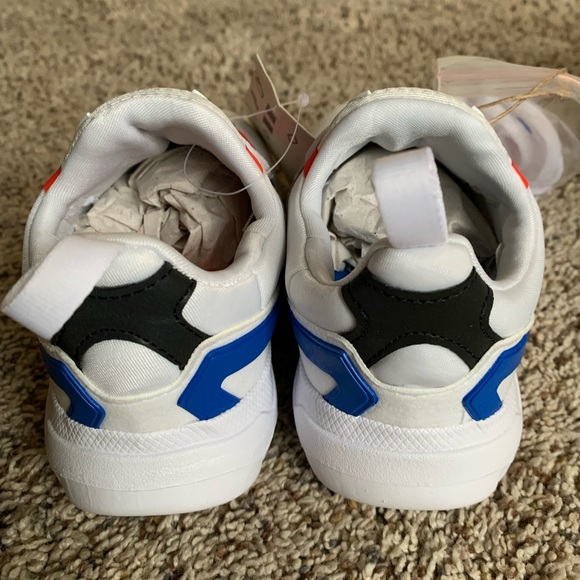 Adidas Kids Flex EL I White Red Blue Sneakers - Picture 6 of 6